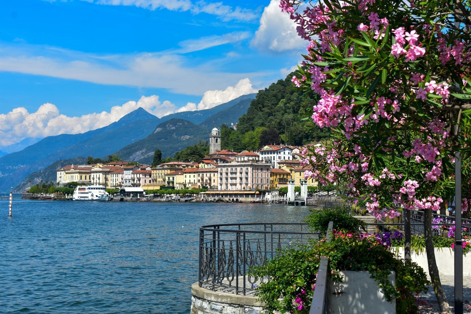 Bellagio al atardecer, Lago de Como