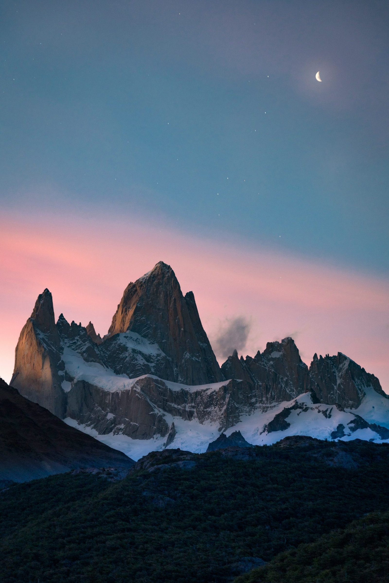 Vistas del Monte Fitz Roy desde El Chaltén