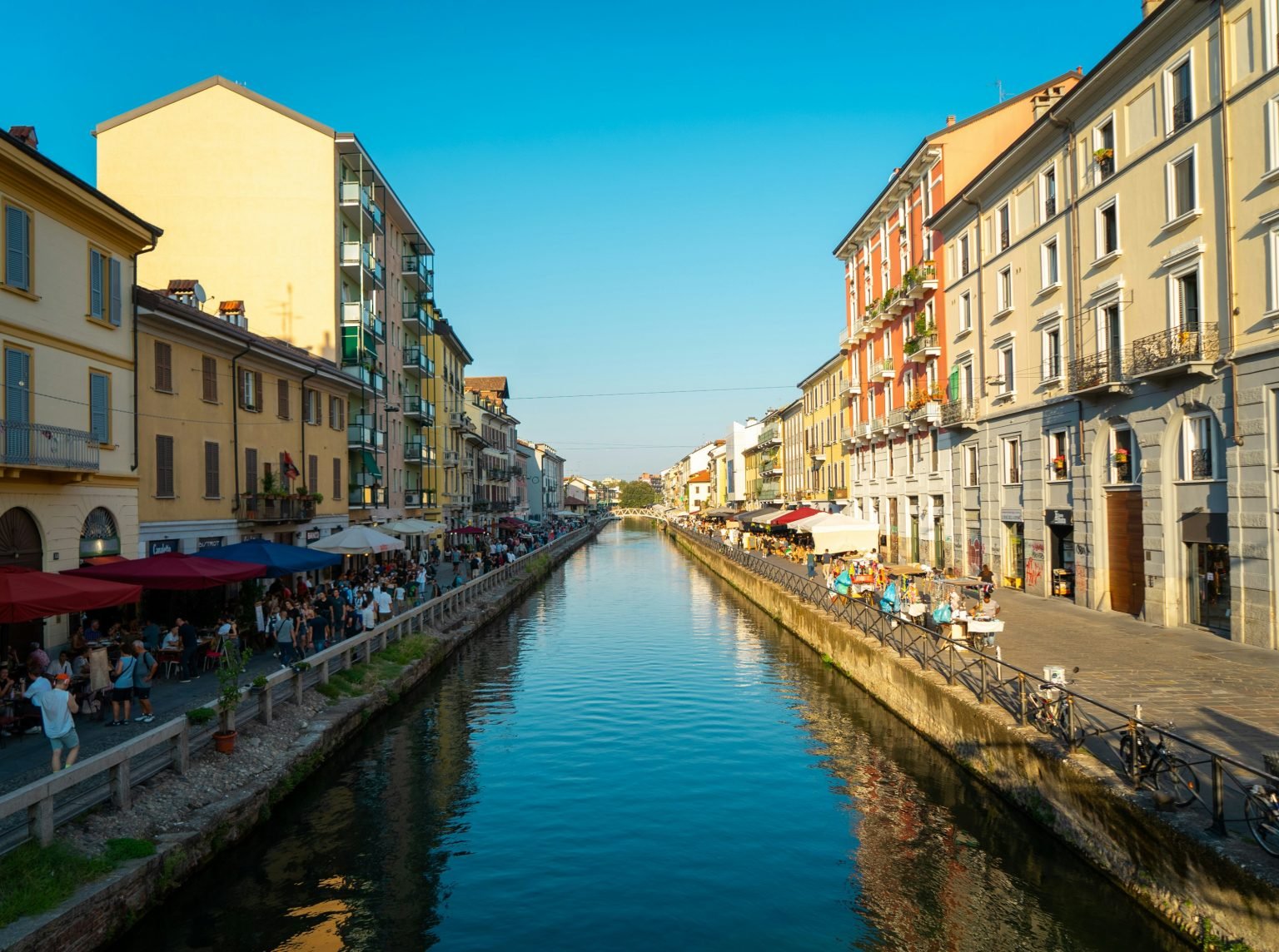 Canales de Navigli, Milán