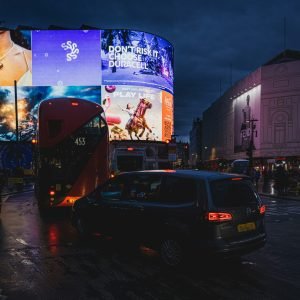 Picadilly Circus vistas nocturnas