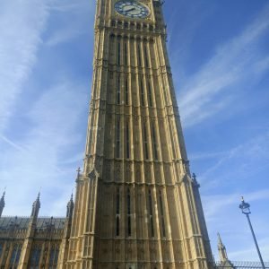 Vistas de reloj Big Ben en Londres