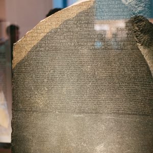Piedra Rosseta en el museo Británico