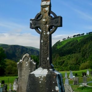 Cruces celtas en cementerio irlandés